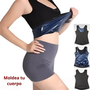 Combo Chaleco Quemador + Rodillera para mujer