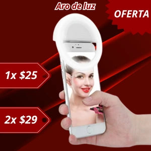 Aro Luz Selfie Compacto