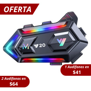 Audífono Para Casco De Moto Bluetooth