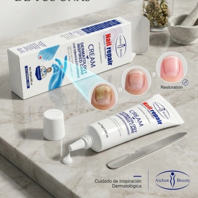 Crema Gel Reparadora de Uñas Triple Acción