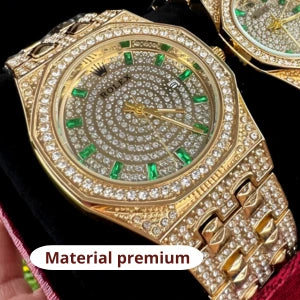 Set Rolex Pareja Diamantado