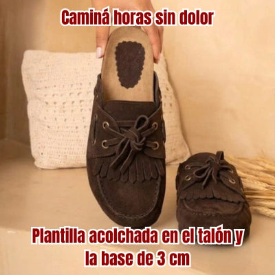 Zuecos Urbanos de Cuero Vacuno