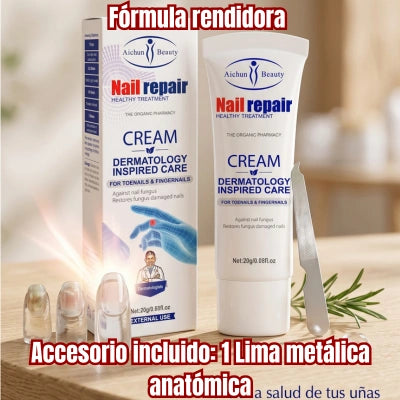 Crema Gel Reparadora de Uñas Triple Acción
