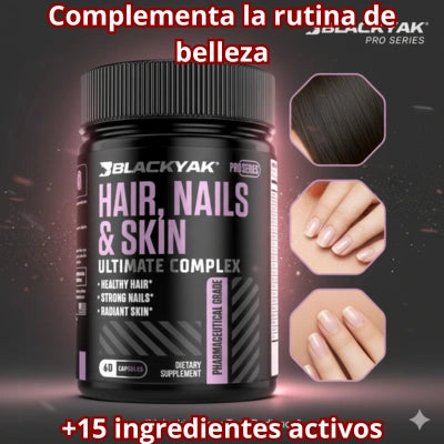 Hairnails Skin X — Complejo Total de Belleza 60 Cáps