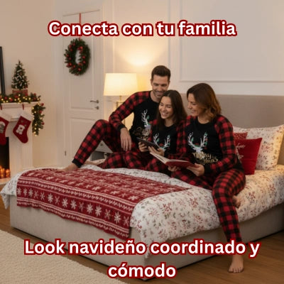 Pijama Familiar “Abrazo de Navidad”