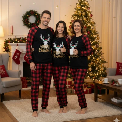 Pijama Familiar “Abrazo de Navidad”
