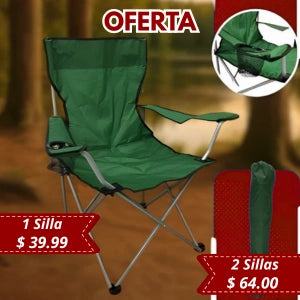 AventuraGo® Silla Plegable Outdoor